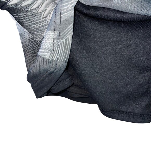 Tadashi Vintage Womens Top Size Large Black Crane Print Stretch Casual - Picture 5 of 7